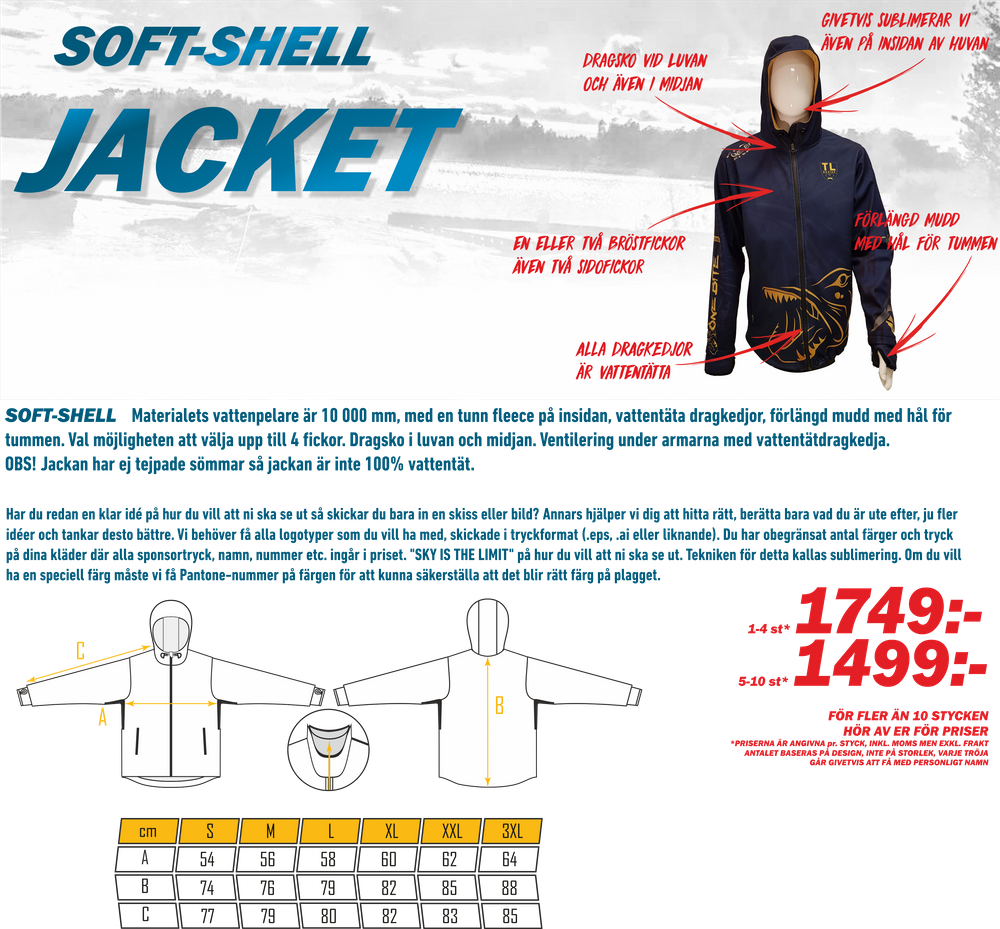 Soft-shell jacket
